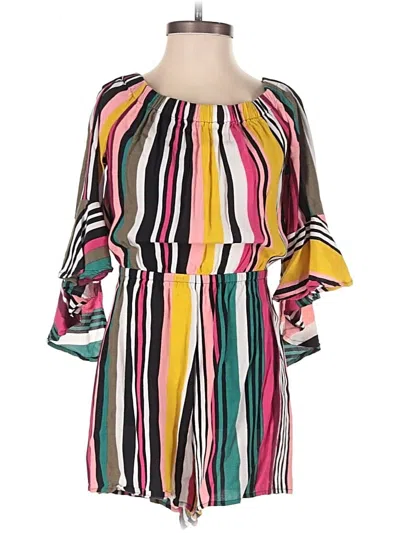 Pre-owned Express Outlet Romper In Pink