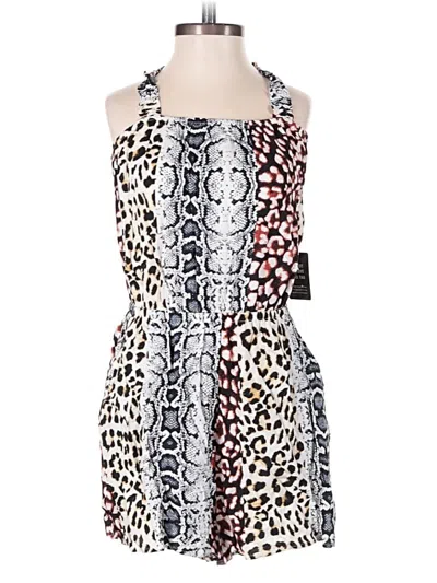 Pre-owned Express Outlet Romper In White