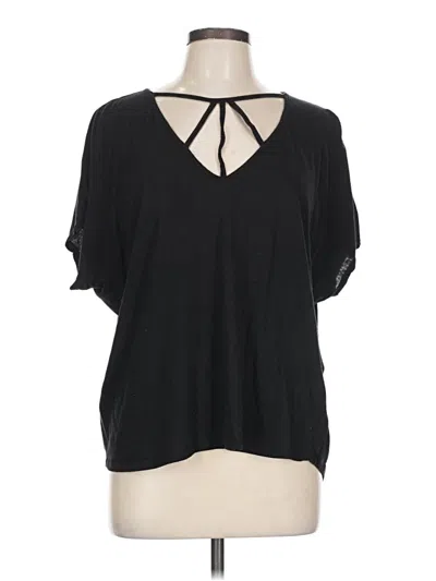 Pre-owned Express Outlet Short Sleeve T-shirt In Black