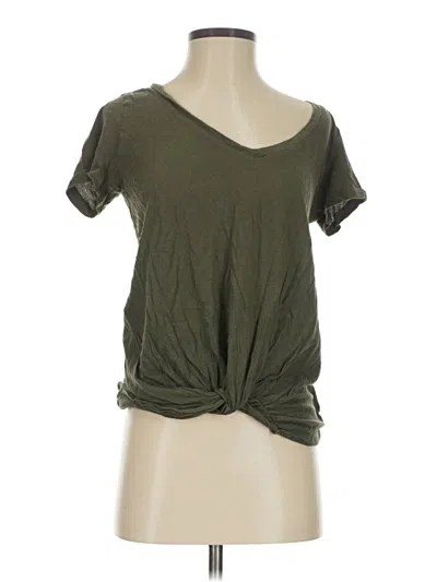 Pre-owned Express Outlet Short Sleeve T-shirt In Green