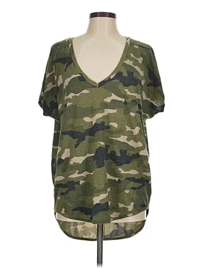 Pre-owned Express Outlet Short Sleeve T-shirt In Green