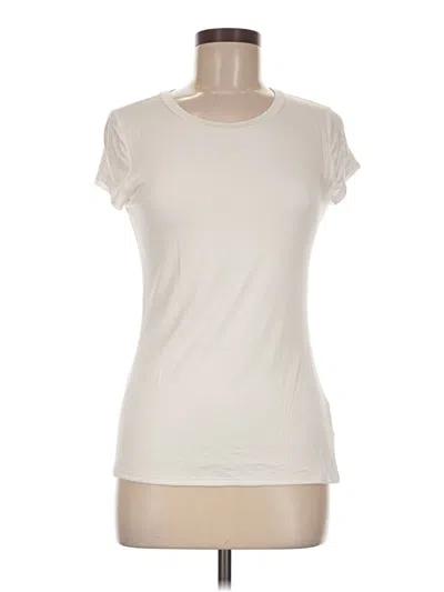 Pre-owned Express Outlet Short Sleeve T-shirt In Ivory
