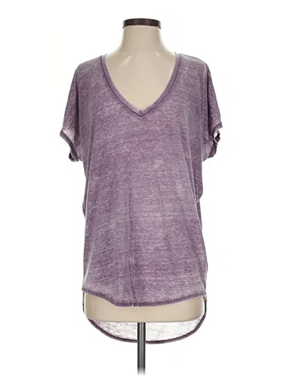Pre-owned Express Outlet Short Sleeve T-shirt In Purple