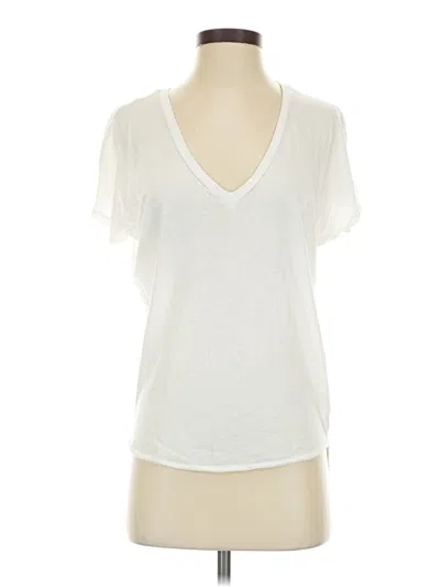 Pre-owned Express Outlet Short Sleeve T-shirt In White