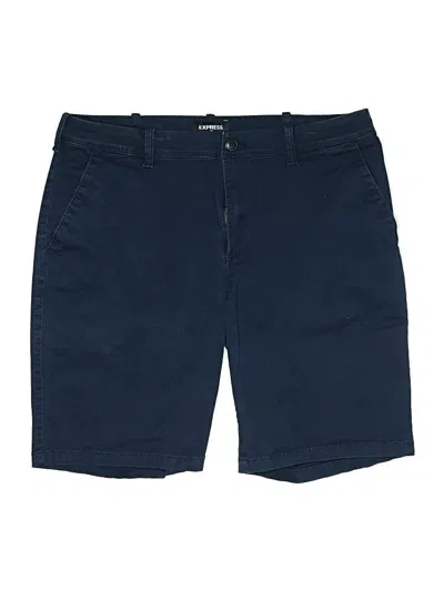 Pre-owned Express Outlet Shorts In Blue