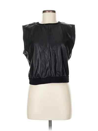 Pre-owned Express Outlet Sleeveless Blouse In Black