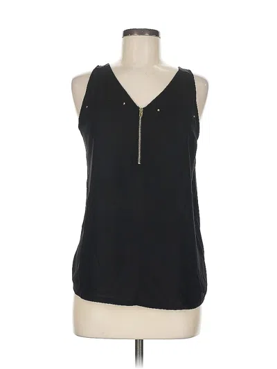 Pre-owned Express Outlet Sleeveless Blouse In Black