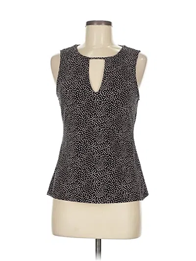 Pre-owned Express Outlet Sleeveless Blouse In Black
