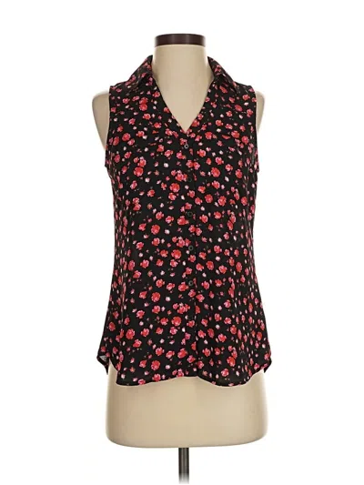 Pre-owned Express Outlet Sleeveless Blouse In Black