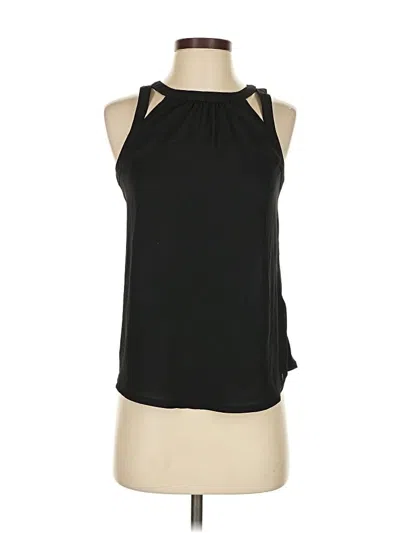Pre-owned Express Outlet Sleeveless Blouse In Black