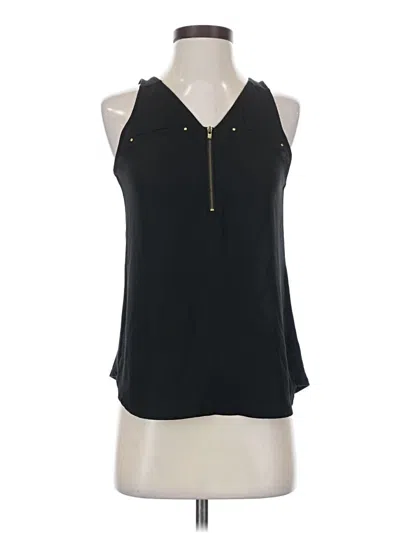 Pre-owned Express Outlet Sleeveless Blouse In Black