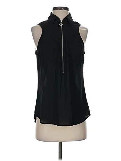 Pre-owned Express Outlet Sleeveless Blouse In Black