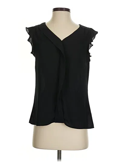 Pre-owned Express Outlet Sleeveless Blouse In Black