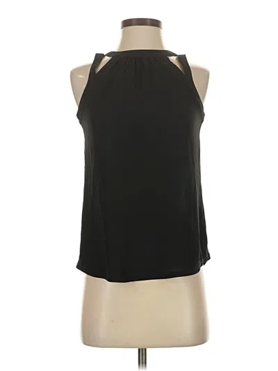 Pre-owned Express Outlet Sleeveless Blouse In Black