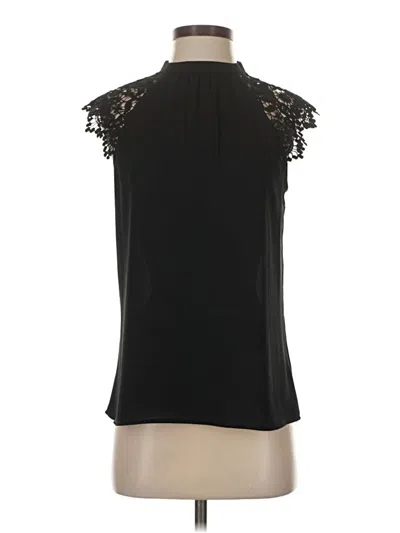 Pre-owned Express Outlet Sleeveless Blouse In Black