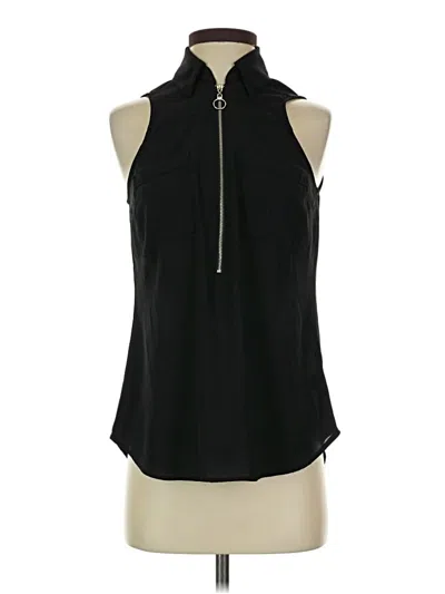 Pre-owned Express Outlet Sleeveless Blouse In Black