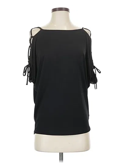 Pre-owned Express Outlet Sleeveless Blouse In Black
