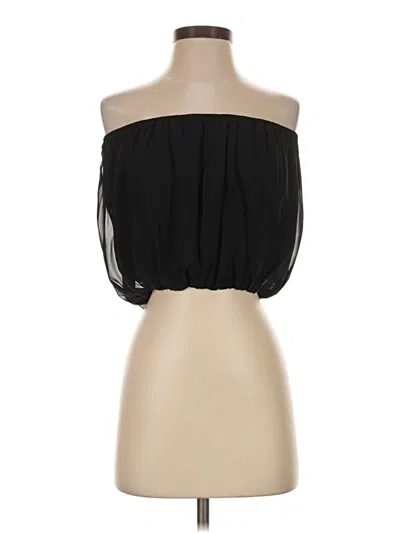 Pre-owned Express Outlet Sleeveless Blouse In Black