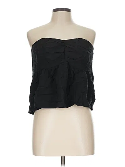 Pre-owned Express Outlet Sleeveless Blouse In Black