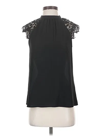 Pre-owned Express Outlet Sleeveless Blouse In Black