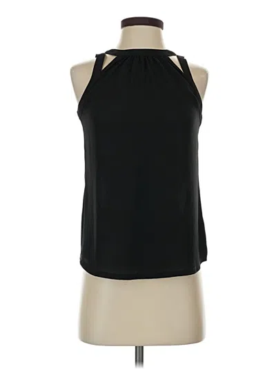Pre-owned Express Outlet Sleeveless Blouse In Black