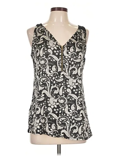Pre-owned Express Outlet Sleeveless Blouse In Black