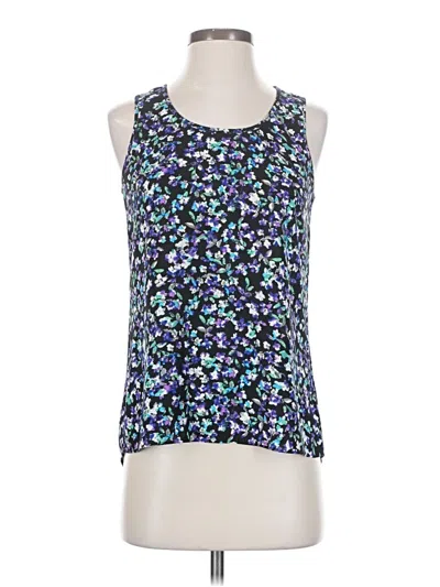 Pre-owned Express Outlet Sleeveless Blouse In Blue