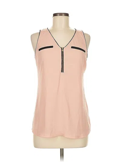 Pre-owned Express Outlet Sleeveless Blouse In Pink