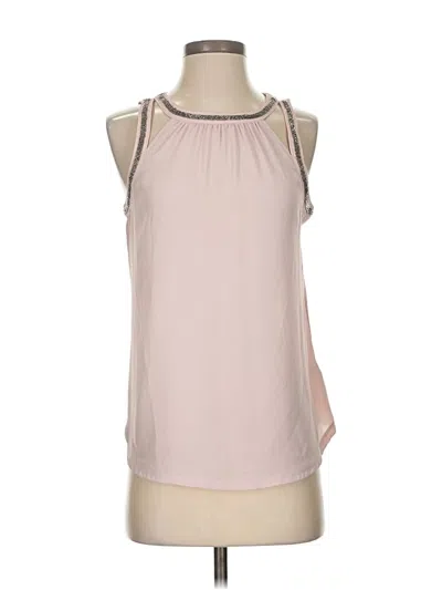 Pre-owned Express Outlet Sleeveless Blouse In Pink