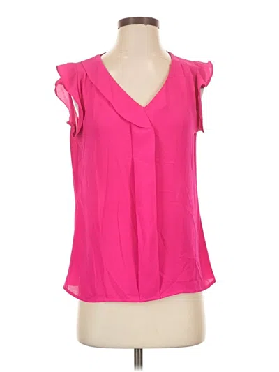 Pre-owned Express Outlet Sleeveless Blouse In Pink