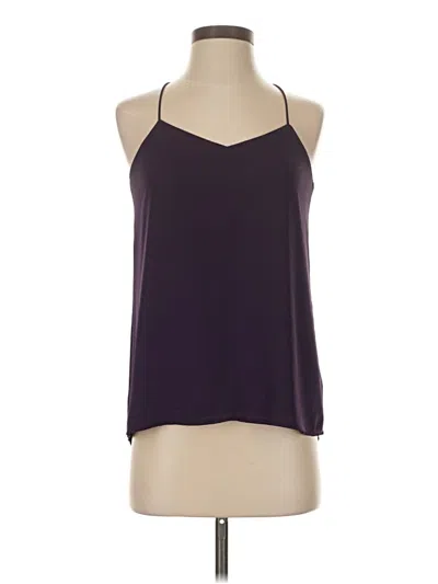 Pre-owned Express Outlet Sleeveless Blouse In Purple