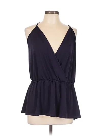 Pre-owned Express Outlet Sleeveless Blouse In Purple