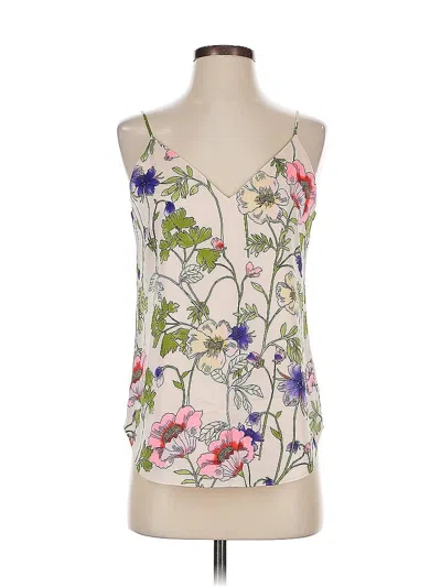 Pre-owned Express Outlet Sleeveless Blouse In White