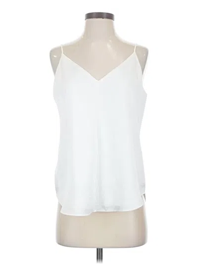 Pre-owned Express Outlet Sleeveless Blouse In White