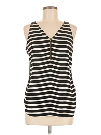 Pre-owned Express Outlet Sleeveless Top Black Halter Neckline Tops