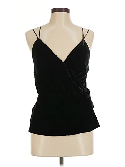 Pre-owned Express Outlet Sleeveless Top Black Halter Neckline Tops
