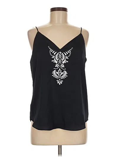 Pre-owned Express Outlet Sleeveless Top Black Halter Neckline Tops
