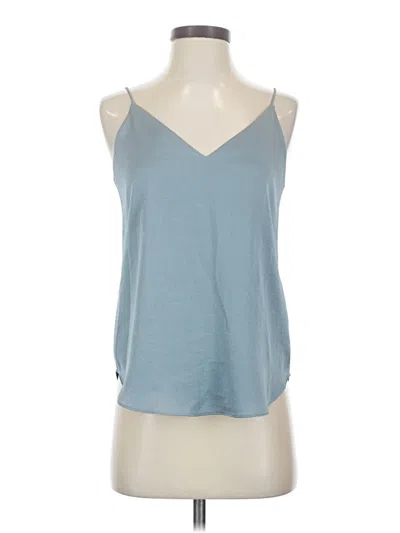 Pre-owned Express Outlet Sleeveless Top Blue Halter Neckline Tops
