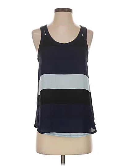 Pre-owned Express Outlet Sleeveless Top Blue Scoop Neck Tops