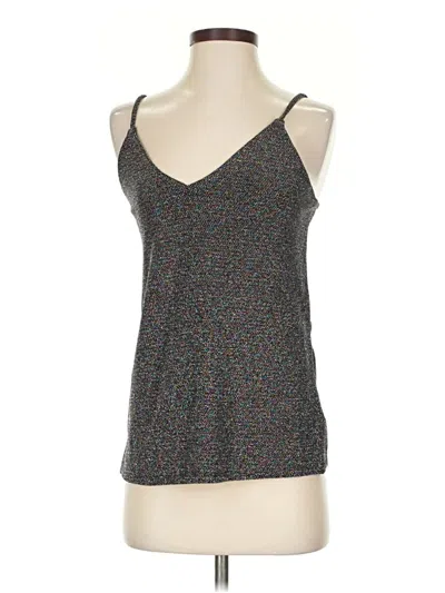 Express Outlet Sleeveless Top Gray Halter Neckline Tops