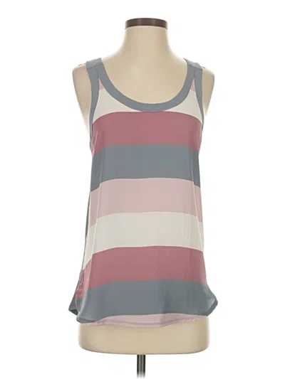 Pre-owned Express Outlet Sleeveless Top Gray Scoop Neck Tops