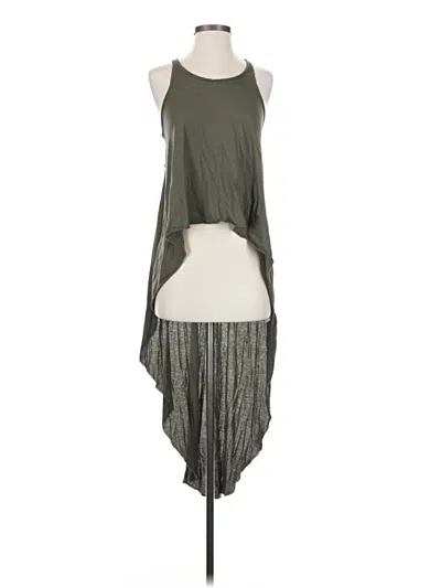 Pre-owned Express Outlet Sleeveless Top Green Halter Neckline Tops