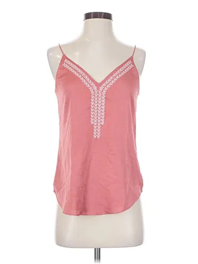 Pre-owned Express Outlet Sleeveless Top Pink Halter Neckline Tops