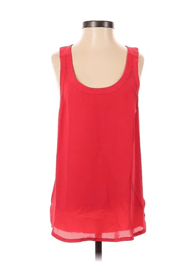 Pre-owned Express Outlet Sleeveless Top Red Scoop Neck Tops