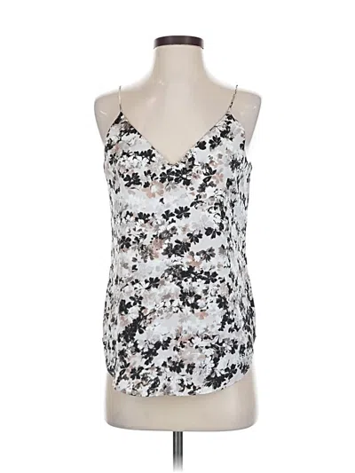 Pre-owned Express Outlet Sleeveless Top Silver Sweetheart Neckline Tops