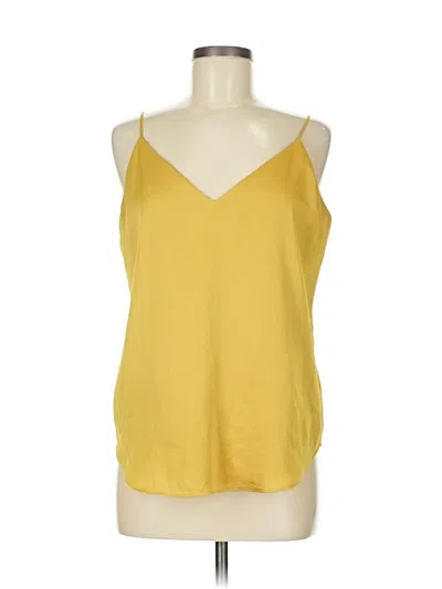 Pre-owned Express Outlet Sleeveless Top Yellow Halter Neckline Tops