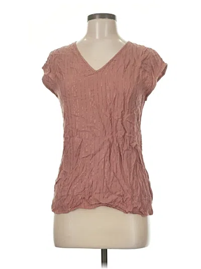Pre-owned Express Outlet Sleeveless T-shirt In Brown