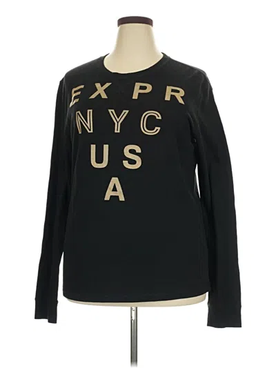 Pre-owned Express Outlet Sweatshirt In Black