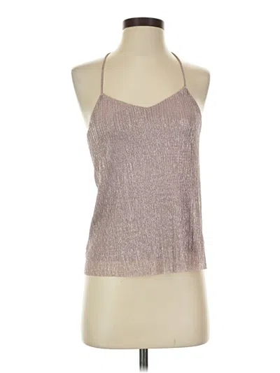 Pre-owned Express Outlet Tank Top Brown Halter Neckline Tops