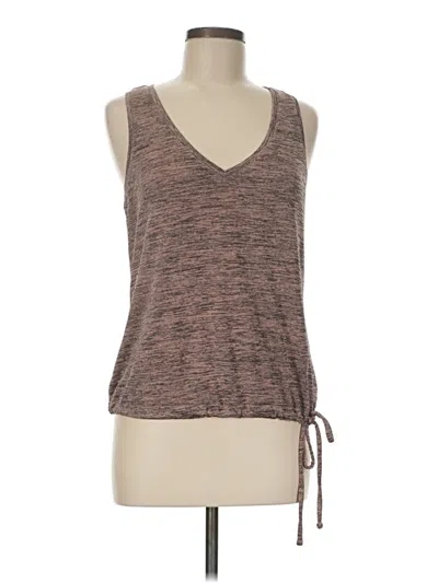 Pre-owned Express Outlet Tank Top Brown Halter Neckline Tops